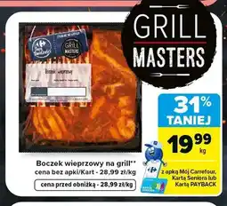 Carrefour Boczek wieprzowy na grill oferta