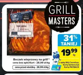 Carrefour Boczek wieprzowy na grill oferta