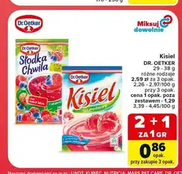 Carrefour Kisiel Dr. Oetker Słodka Chwila o smaku owoców leśnych oferta