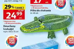 Auchan Dmuchany krokodyl One Two Fun oferta