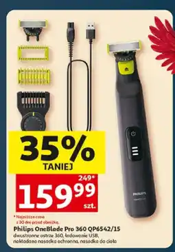 Auchan Golarka hybrydowa Philips OneBlade Pro 360 QP6542/15 oferta