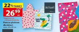 Auchan Ponczo plażowe dla dzieci Actuel 65x65 cm oferta