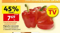 Auchan Papryka czerwona luzem oferta