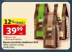 Auchan Kawa ziarnista smakowa Sati Irish Cream oferta