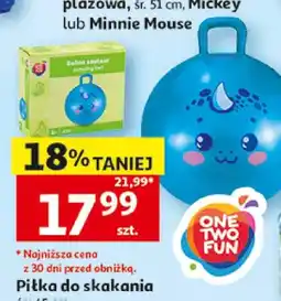 Auchan Piłka do skakania One Two Fun oferta
