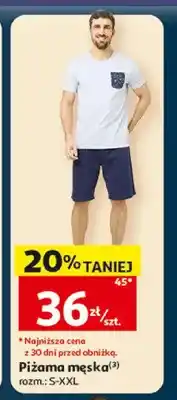 Auchan Piżama męska Inextenso oferta