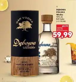 Kaufland DĘBOWA POLSKA Wódka oferta