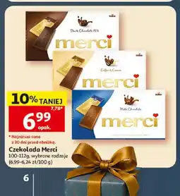 Auchan Czekolada Merci Dark Chocolate 72% oferta