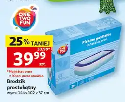 Auchan Brodzik prostokątny One Two Fun oferta