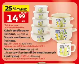 Auchan Garnek emaliowany Positano oferta