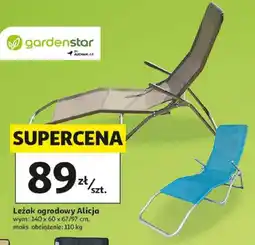 Auchan Leżak ogrodowy Alicja Gardenstar oferta