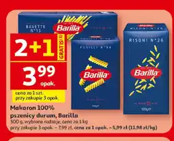 Auchan Makaron 100% pszenicy durum Barilla oferta