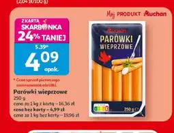 Auchan Parówki wieprzowe Auchan oferta