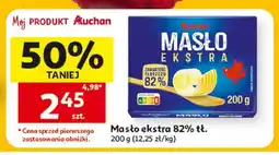 Auchan Masło ekstra 82% tł. Mój Produkt Auchan oferta