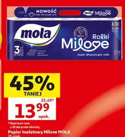Auchan Papier toaletowy Milove Mola oferta