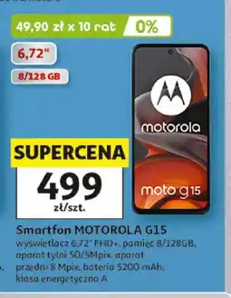 Auchan Smartfon Motorola Moto G15 oferta