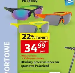 Auchan Okulary przeciwsłoneczne sportowe Polarized oferta
