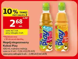 Auchan Napój niegazowany Kubuś Play malina oferta