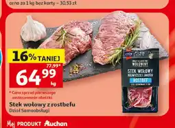 Auchan Stek wołowy z rostbefu Łuków oferta
