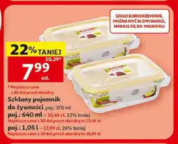 Auchan Szklany pojemnik do żywności oferta