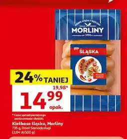 Auchan Kiełbasa śląska Morliny oferta
