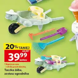 Auchan Taczka żółw zestaw ogrodnika oferta