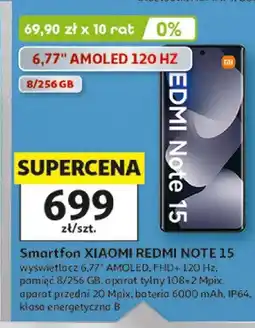 Auchan Smartfon Xiaomi Redmi Note 15 oferta