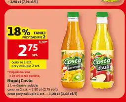 Auchan Napój Costa Jabłko oferta