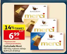 Auchan Czekolada Merci Coffee & Cream oferta