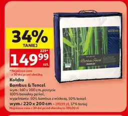 Auchan Kołdra Bambus & Tencel Magnific 160x200 cm oferta
