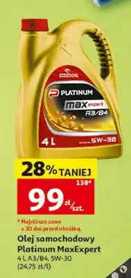 Auchan Olej samochodowy Orlen Oil Platinum MaxExpert 5W-30 oferta