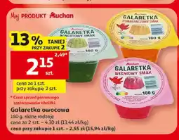 Auchan Galaretka owocowa Auchan o smaku agrestowym oferta