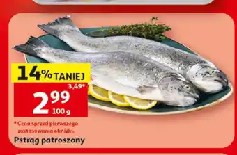 Auchan Pstrąg patroszony oferta