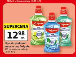 Auchan Płyn do płukania jamy ustnej Colgate Plax Fresh Tea oferta