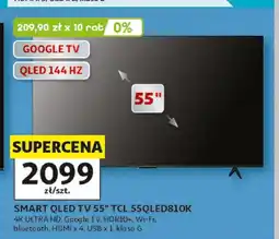 Auchan Telewizor Smart QLED TCL 55 oferta