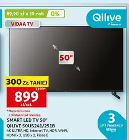 Auchan Telewizor Smart LED Qilive 50 oferta