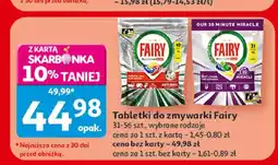 Auchan Tabletki do zmywarki Fairy oferta
