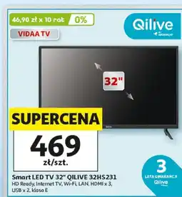 Auchan Telewizor Smart LED Qilive 32 oferta
