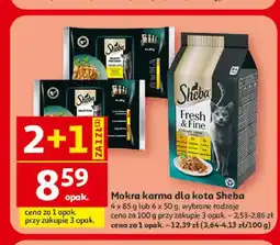 Auchan Mokra karma dla kota Sheba Fresh & Fine 6-pak oferta