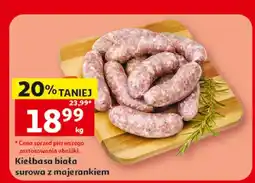 Auchan Kiełbasa biała surowa z majerankiem oferta