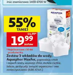 Auchan Zestaw wkładów filtrujących Aquaphor Maxfor oferta