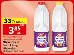 Auchan Mleko świeże bez laktozy Mlekovita oferta