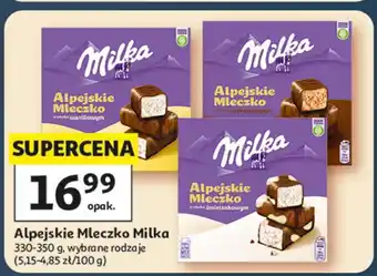 Auchan Alpejskie Mleczko Milka oferta