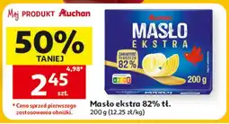 Auchan Masło ekstra 82% tł oferta