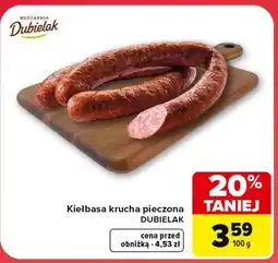 Carrefour Market Kiełbasa krucha pieczona DUBIELAK oferta