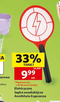Auchan Elektryczna łapka owadobójcza Annihilato Esperanza oferta