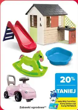 Carrefour Market Zabawki ogrodowe oferta
