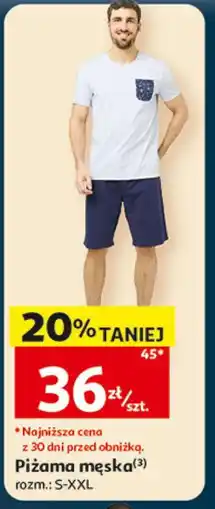 Auchan Piżama męska Inextenso oferta