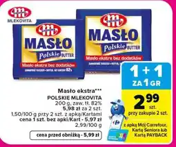 Carrefour Market Masło ekstra Polskie Mlekovita oferta