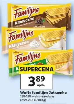 Auchan Wafle familijne Jutrzenka oferta